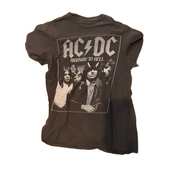 AC DC Highway to Hell Retro T-shirt Mens S - Picture 1 of 3